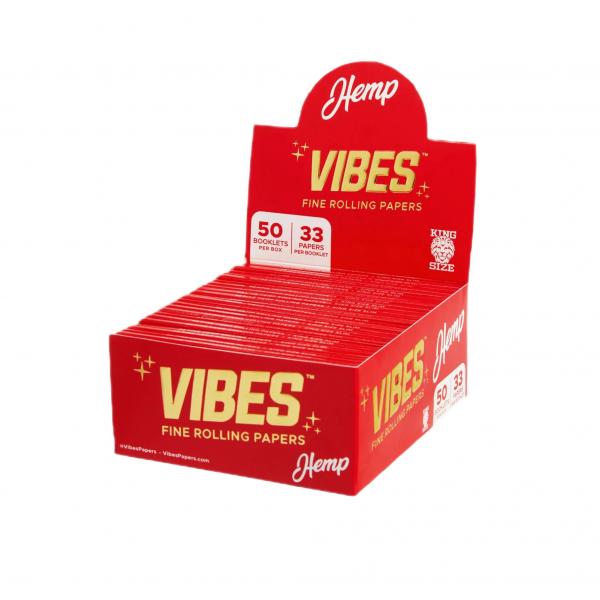 Boletas VIBES Hemp King Size Slim (33 papers)