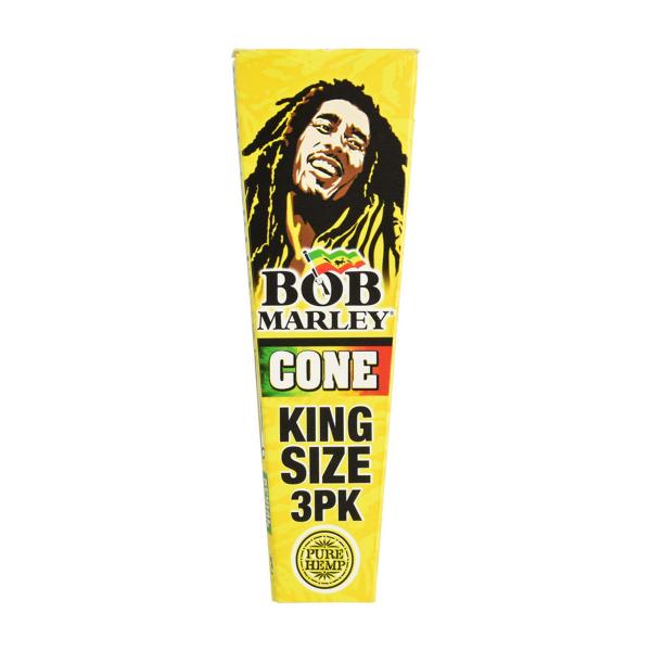 Conos Bob Marley de Cáñamo Preenrollados KingSize (3 Conos)