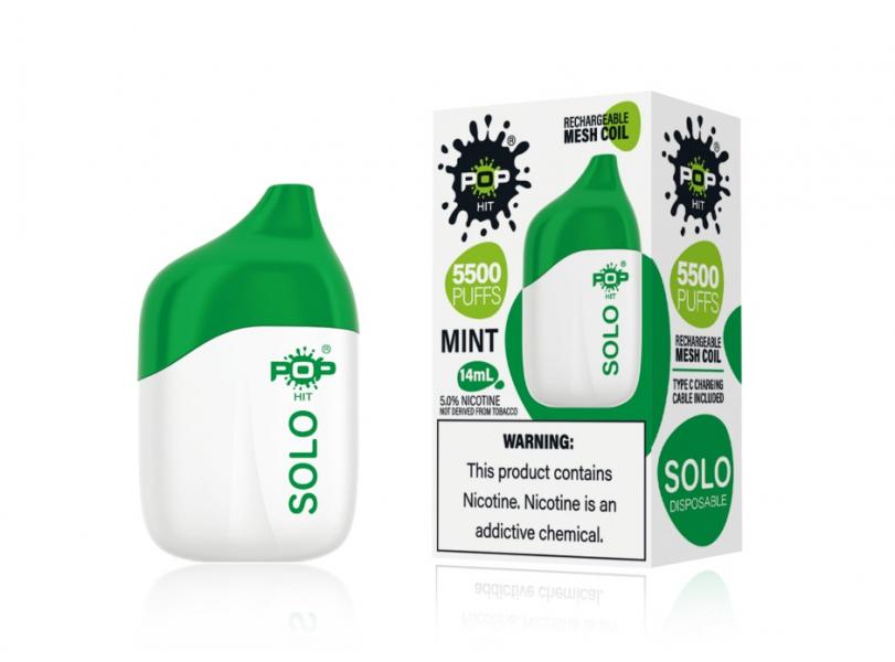 Vaporizador Desechable POP HIT SOLO 5500 Puff