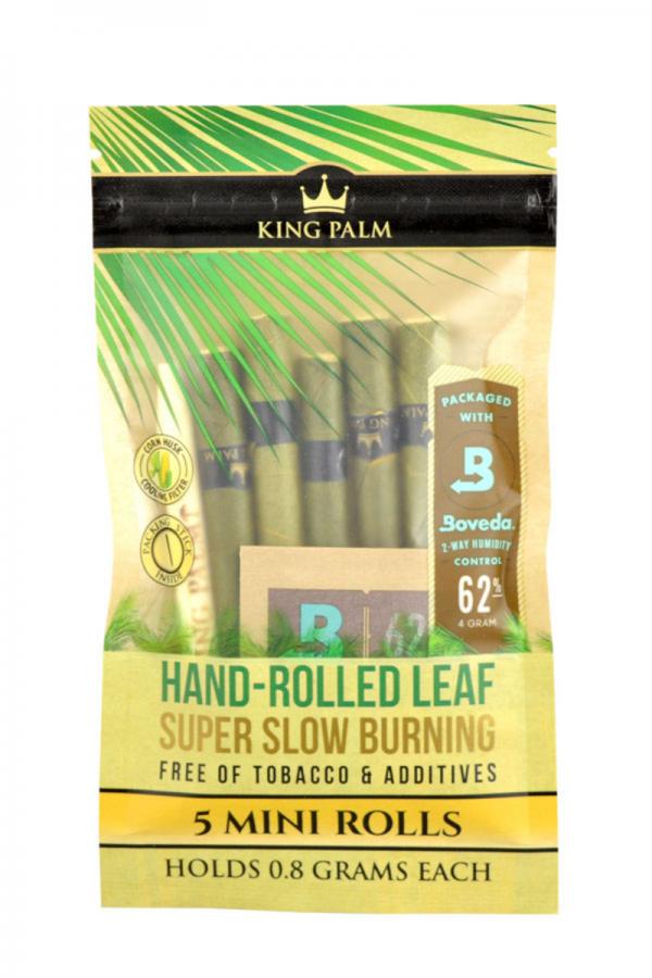 Cono Preenrrollado King Palm Libre de Tabaco 5 pcs