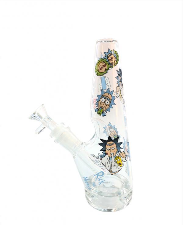 Bong de Vidrio Cono de Rick and Morty 1604