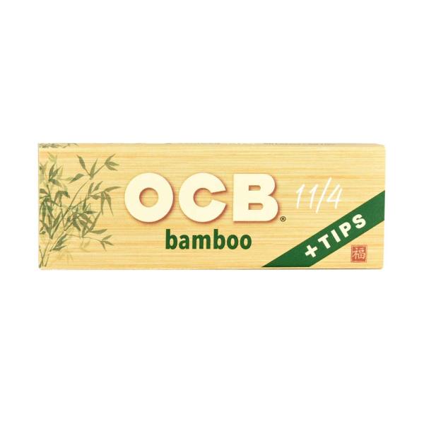 Boletas OCB Bamboo 1 1/4 + Tips (50 Papeles )