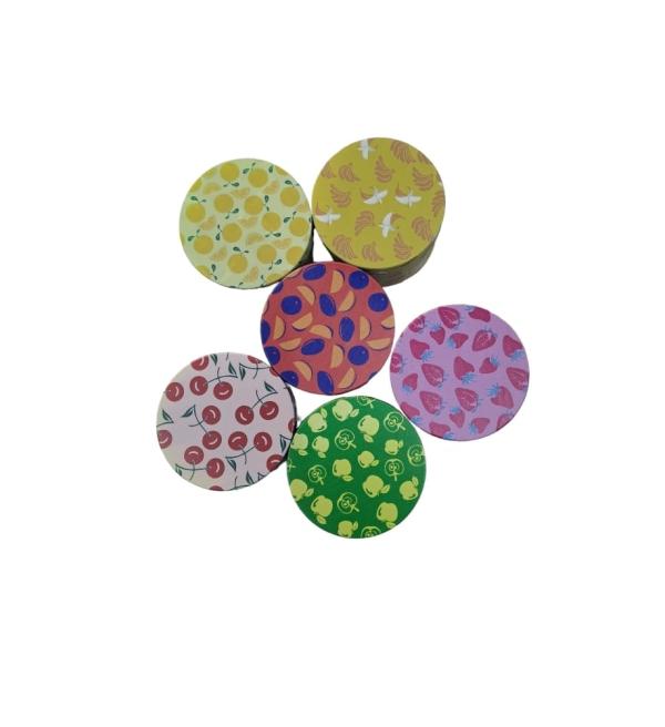 Picadora de Diseño Frutal 4pcs / 63mm