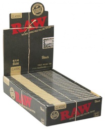 [BOL034] Boletas RAW Negra - 1 1/4 &quot; (50 Papers)