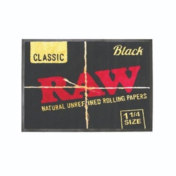 [VES0561] Alfombra Raw Black / 23,6&quot; X 31,5&quot;